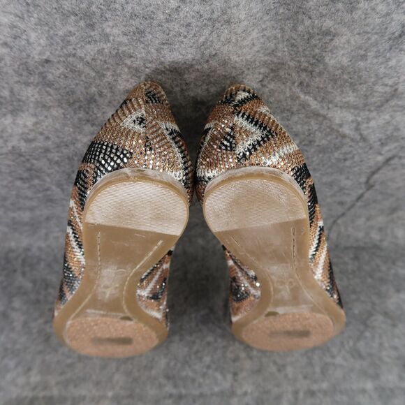 Jessica Simpson Shoes Womens 7 Ballet Flats Fashion Slip On Cap Toe Misha Brown - Picture 10 of 15